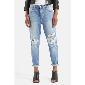 TopShop Moto Distressed Denim